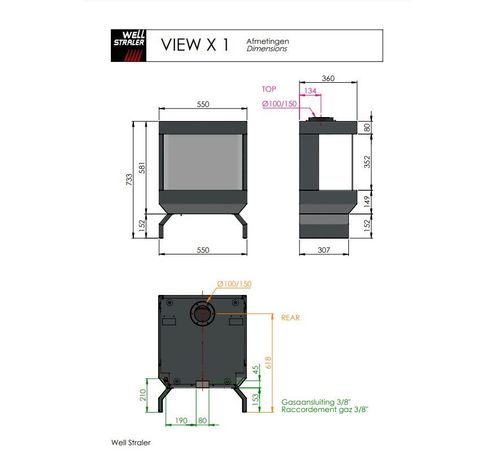 View X 1 Top antraciet   WellStraler