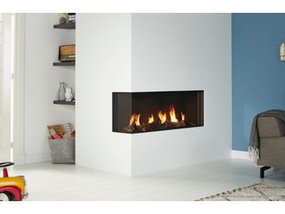 Global 100 Corner BF Noir, Gaz naturel