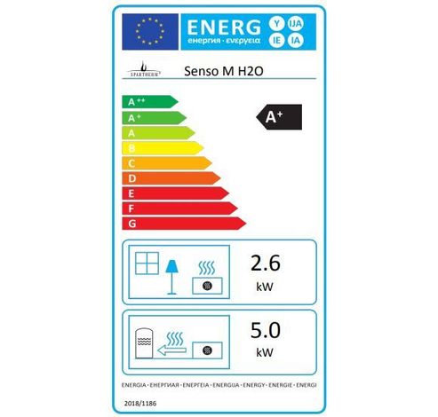 Senso M H2O RLA Speksteen, front nero of titan  Dru