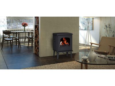 DRU55CB Antraciet gelakt