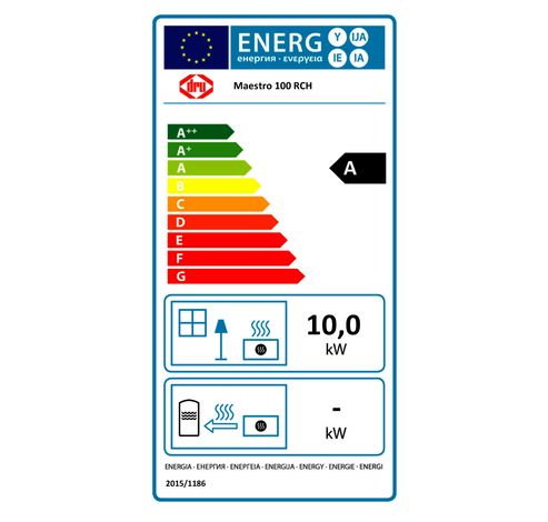 Maestro 100 Eco Wave Zwart, Aardgas  Dru