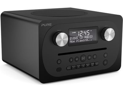 Evoke C-D4 Compact CD-player DAB+ Radio Siena Black