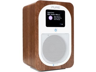 Evoke H3 compact DAB+ radio Bluetooth Walnut
