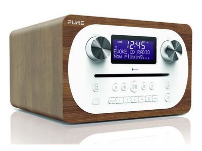 Evoke C-D4 Compact CD-player DAB+ radio Walnut