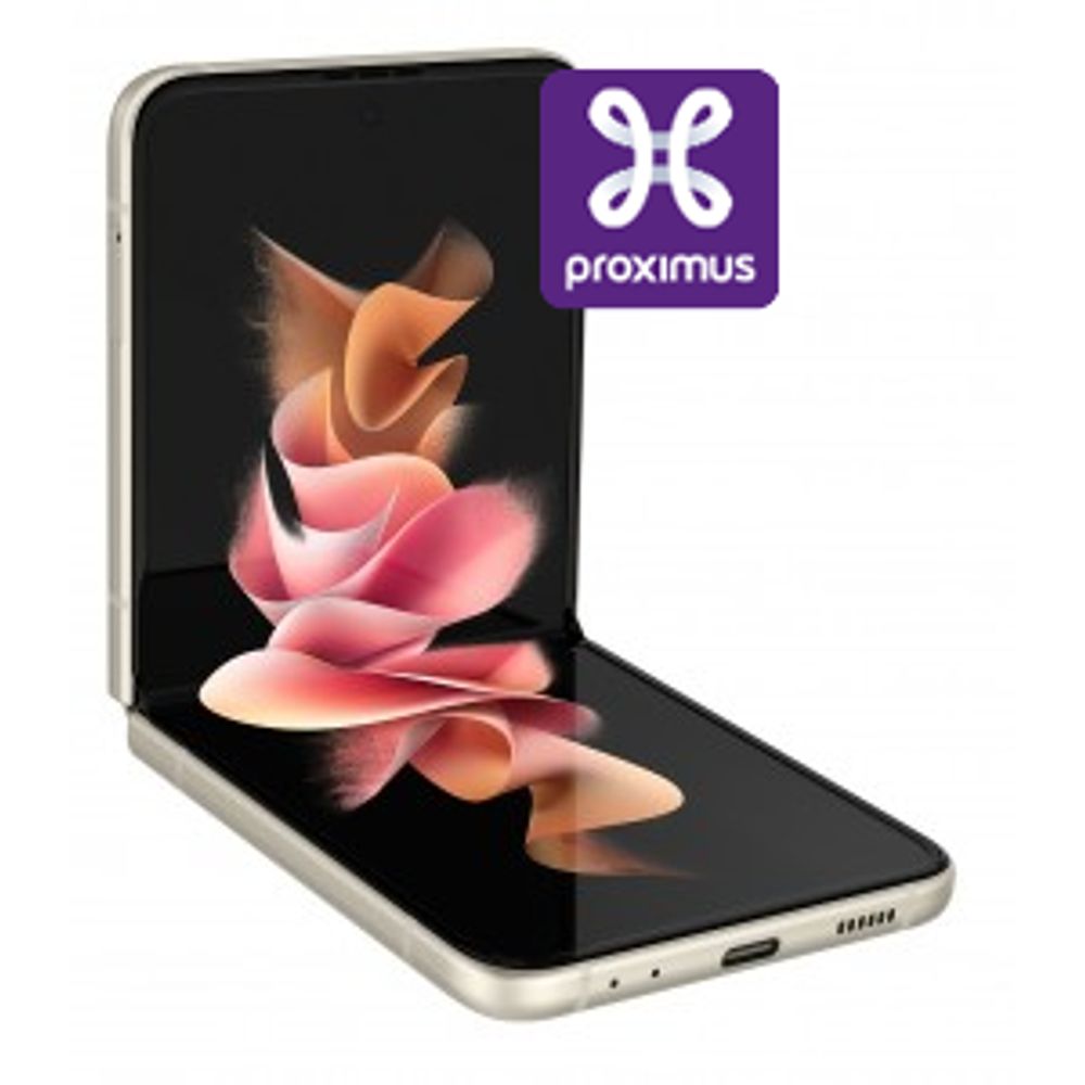 Proximus Smartphone Galaxy z flip 3 128gb cream+sim