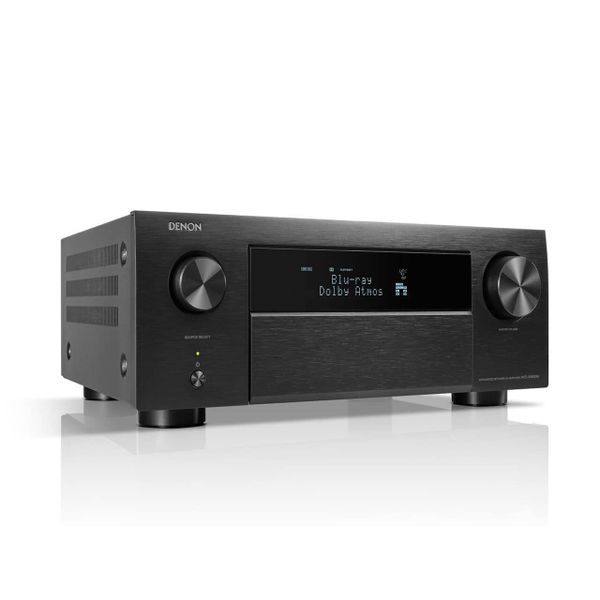 Denon AVCX4800HSPE2 8K-video en 3D-audio-ervaring met een 9.4-kanaals versterker Zilver