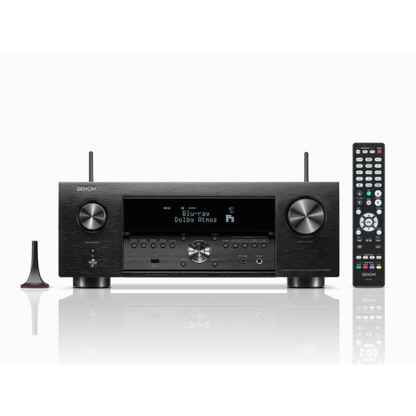 Denon AVCX4800HSPE2 8K-video en 3D-audio-ervaring met een 9.4-kanaals versterker Zilver