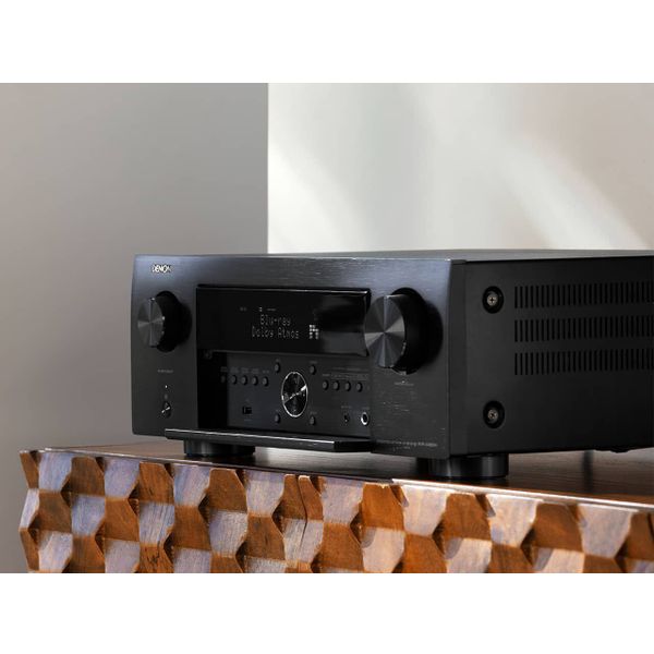 Denon AVCX4800HSPE2 8K-video en 3D-audio-ervaring met een 9.4-kanaals versterker Zilver