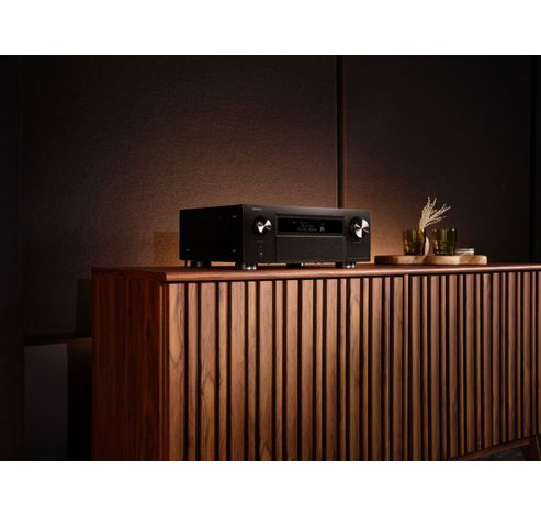 AVC-X6800H 11.4-kanaals 205W 8K AV receiver met HEOS Built-in Black  Denon