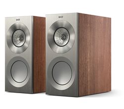 REFERENCE 1 Meta Bookshelf Speaker SATIN WALNUT/SILVER (per paar) KEF