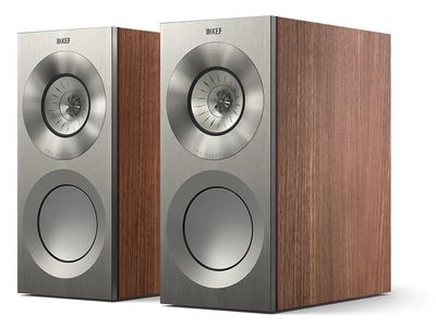 REFERENCE 1 Meta Bookshelf SpeakerWN/SLV  SATIN WALNUT/SILVER(per paar)