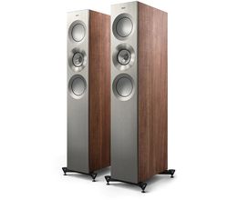 REFERENCE 3 Meta Floorstanding Speaker SATIN WALNUT/SILVER (per paar) KEF