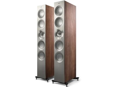 REFERENCE 5 Meta Floorstanding Speaker SATIN WALNUT/SILVER (per paar)