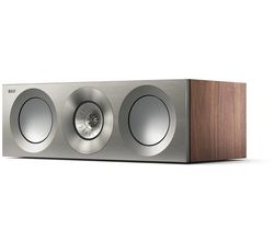 REFERENCE 2 Meta Centre Channel Speaker SATIN WALNUT/SILVER (per stuk) KEF