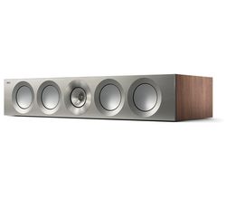 REFERENCE 4 Meta Centre Channel Speaker SATIN WALNUT/SILVER (per stuk) KEF