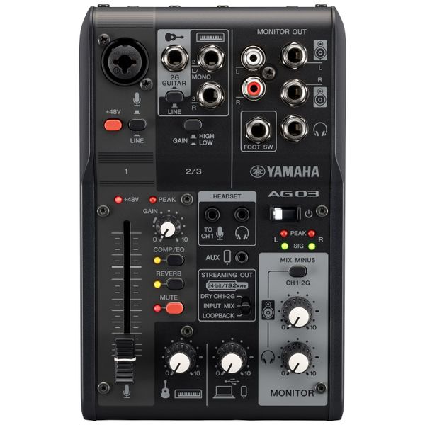 Yamaha AG-03MK2 Livestreamingmixer Black