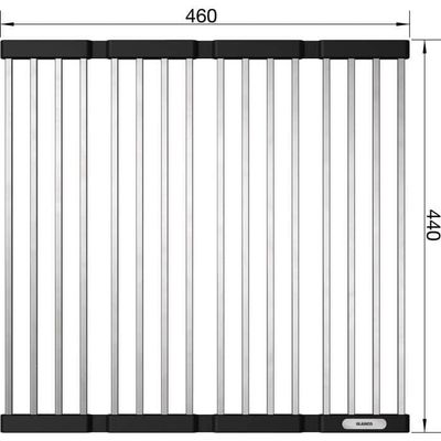 Grille d'égouttage pliable 460x440  Blanco