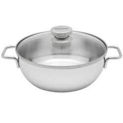 Apollo 7 Conische sudderpot met glazen deksel 24cm 3,25L 