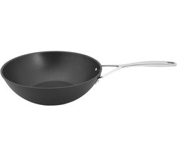 Alu Pro 5 Wok Vlakke bodem Duraslide Titanium 30cm Demeyere