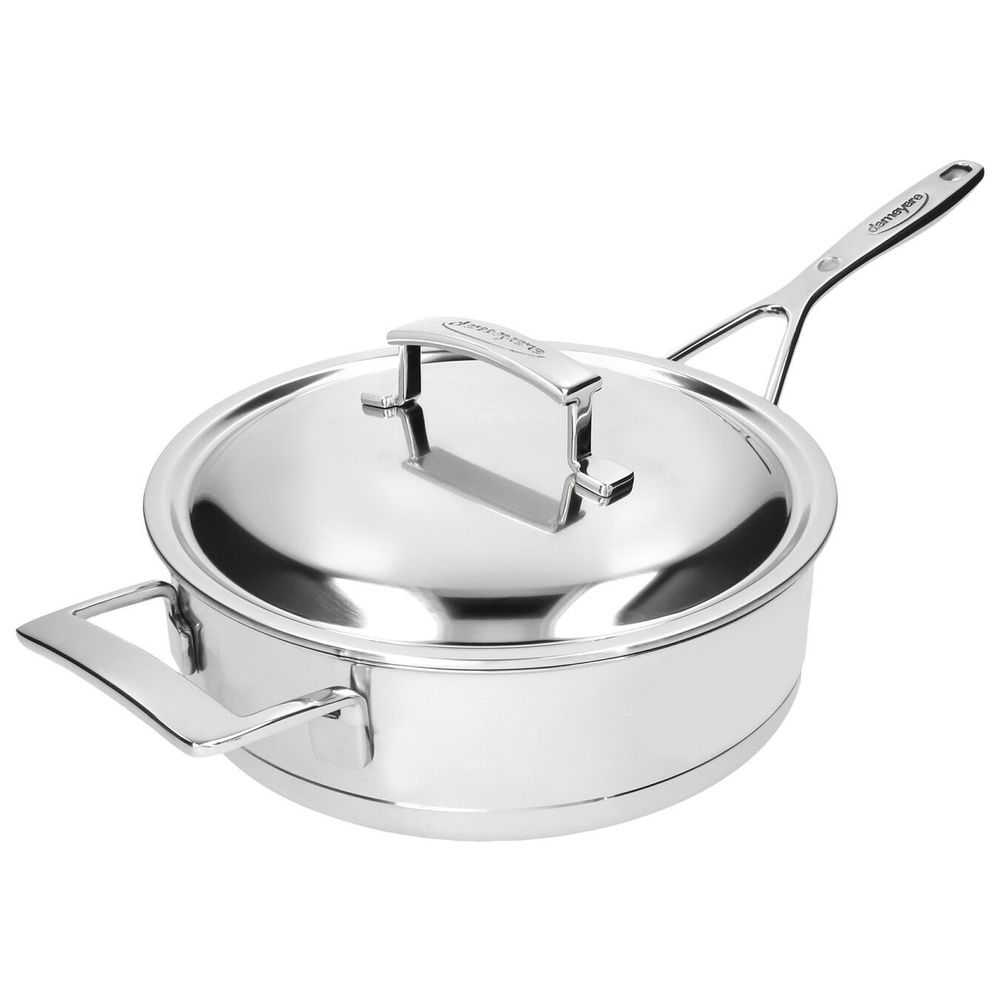 Demeyere Sauteerpannen Silver 7 Sauteuse met dubbelwandig deksel 24cm 2,8l