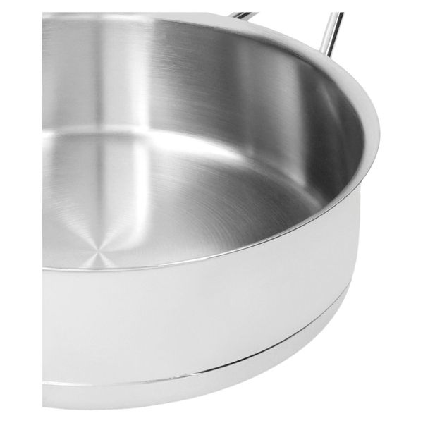 Silver 7 Sauteuse met dubbelwandig deksel 24cm 2,8l 