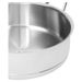 Silver 7 Sauteuse met dubbelwandig deksel 24cm 2,8l Demeyere