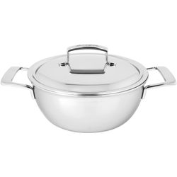 Demeyere Silver 7 Cocotte conique 24 cm avec couvercle à double paroi 