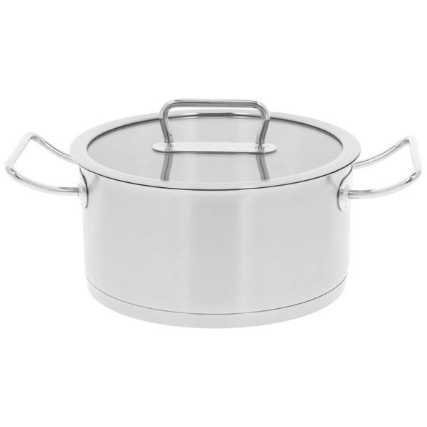 Diverto 3 Kookpot met glasdeksel 16cm 1,5L 