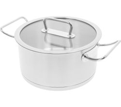 Diverto 3 Kookpot met glasdeksel 16cm 1,5L Demeyere