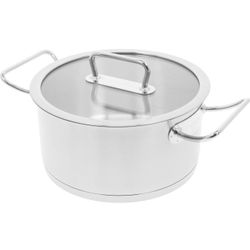 Diverto 3 Kookpot met glasdeksel 16cm 1,5L 