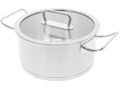 Diverto 3 Kookpot met glasdeksel 16cm 1,5L