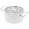 Diverto 3 Kookpot met glasdeksel 16cm 1,5L 