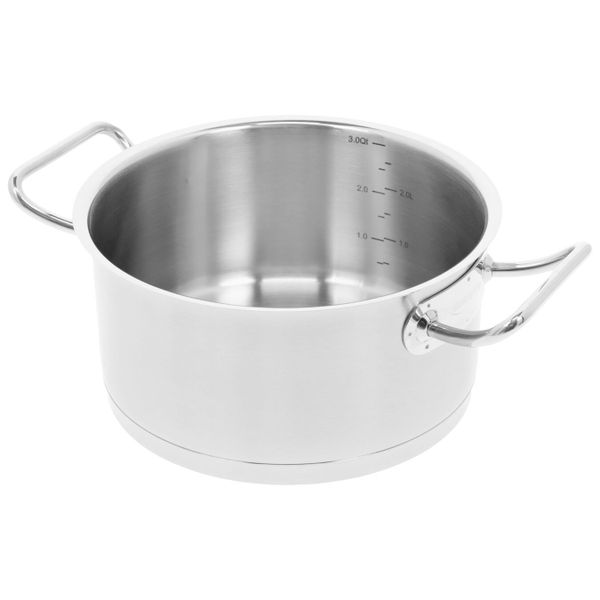 Diverto 3 Kookpot met glasdeksel 18cm 2L Demeyere