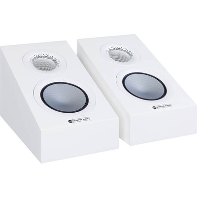 SILVER AMS 7G Satin White Monitor Audio