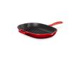 Signature Grillpan Ovaal in Geëmailleerd Gietijzer 32cm Kersenrood