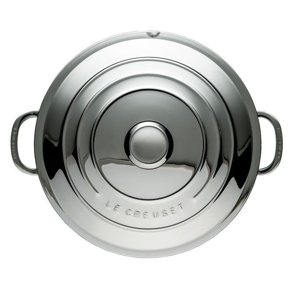 Le Creuset Kookpan in RVS Signature met Deksel 20cm