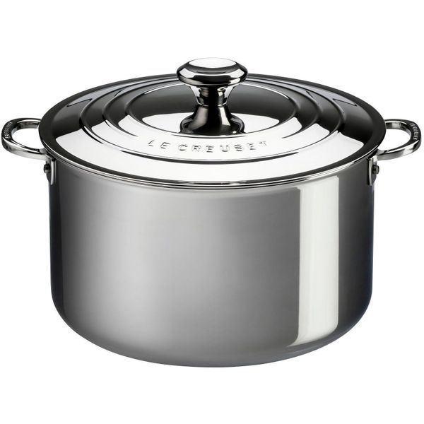 Le Creuset Kookpan in RVS Signature met Deksel 20cm