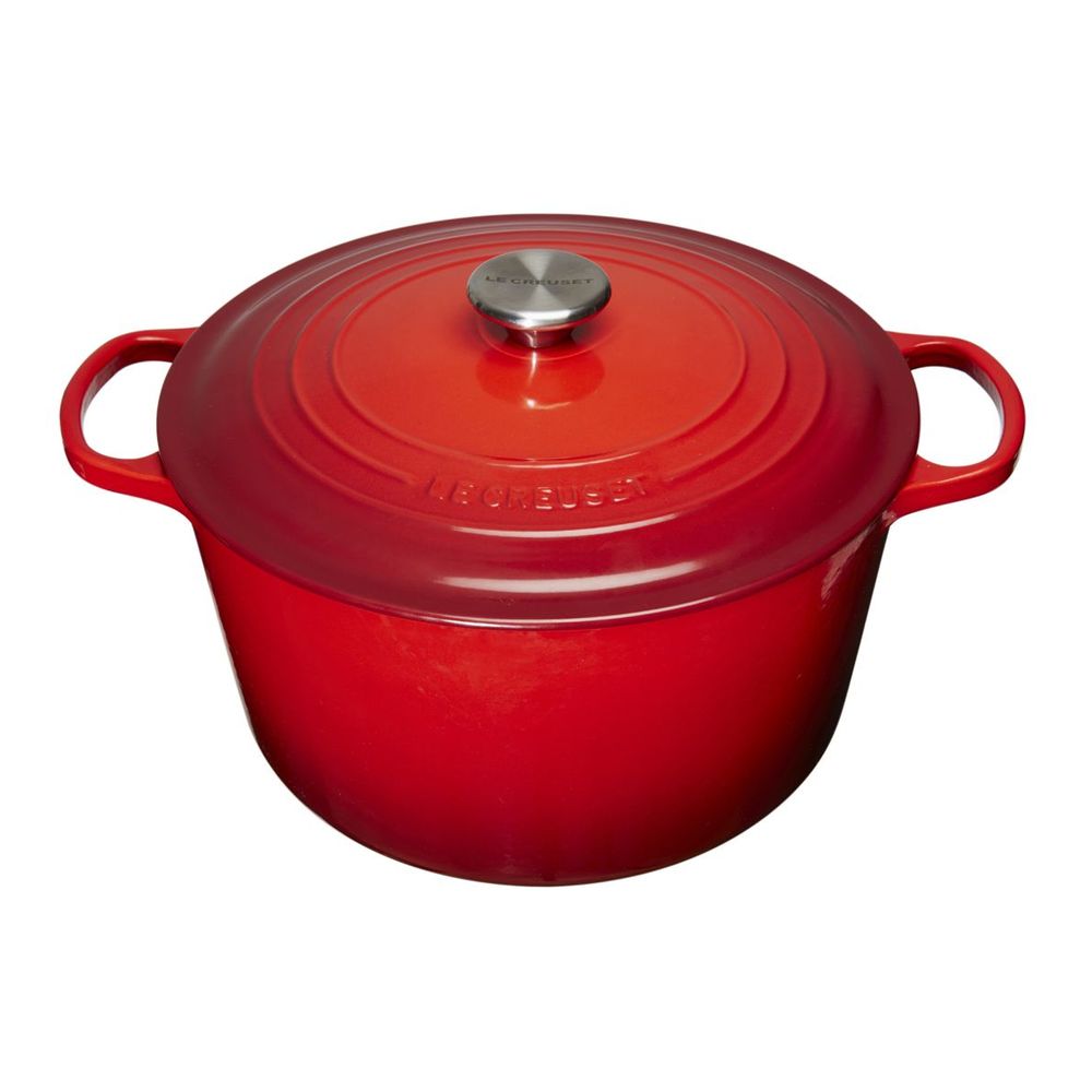 Hoge Cocotte 28cm Kersenrood 