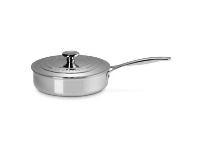 RVS Signature Sauteerpan met Rechte Rand en Deksel 24cm 2,8L