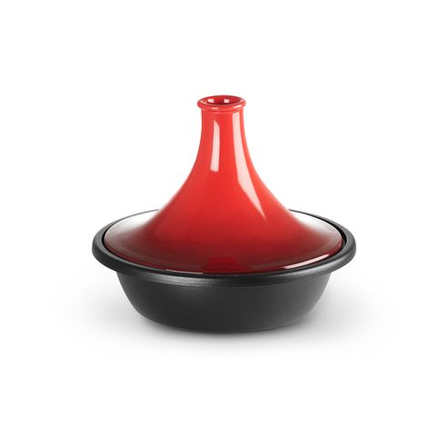 Tajine in Geëmailleerd Gietijzer 35cm 5,2l kersenrood  Le Creuset