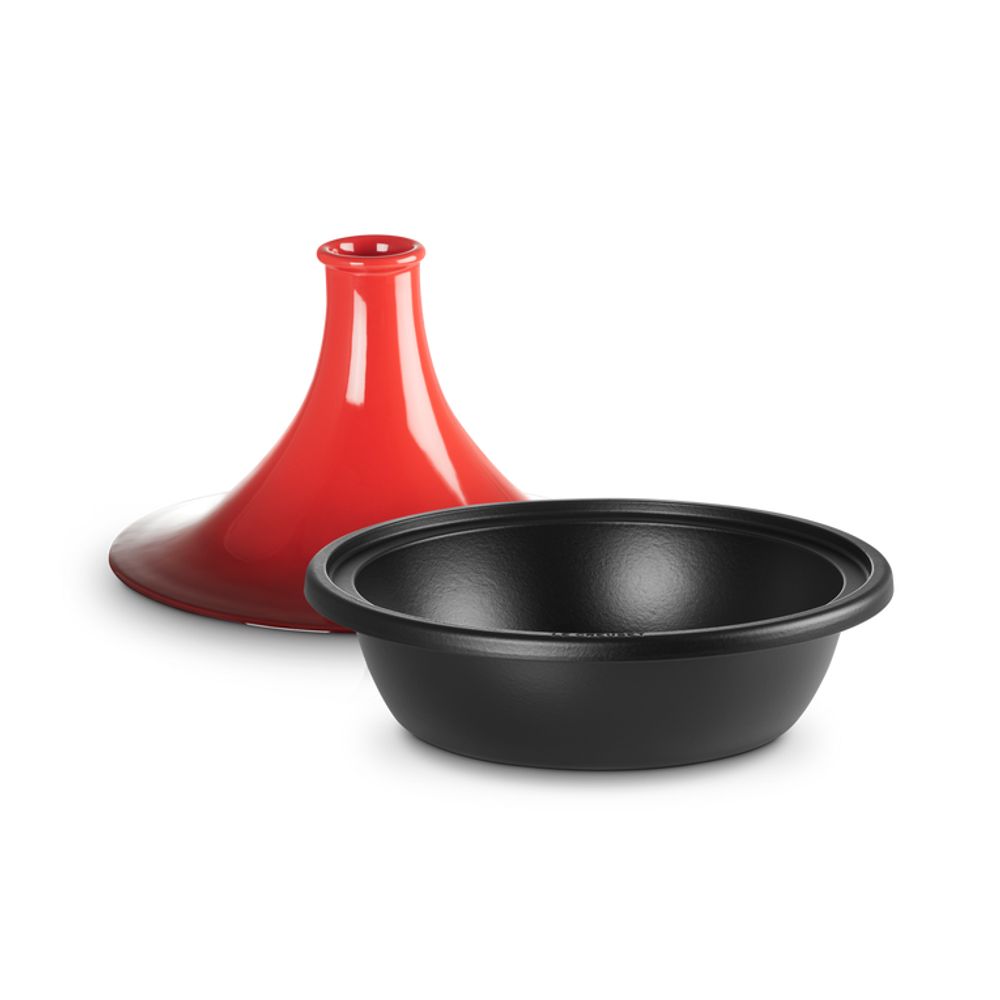 Le Creuset Tajines Tajine in Geëmailleerd Gietijzer 35cm 5,2l kersenrood