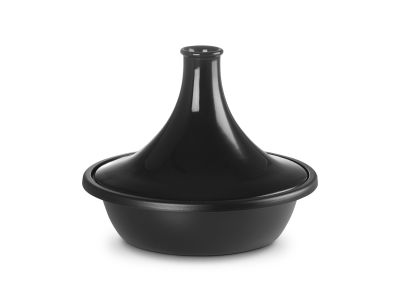 Tajine in Geëmailleerd Gietijzer 35cm 5,2l Ebben zwart