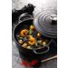 Le Creuset Gietijzeren Ronde cocotte met zwart interieur 18cm 1,8L zwart