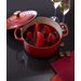 Gietijzeren Ronde cocotte 18cm 1,8L kersenrood 