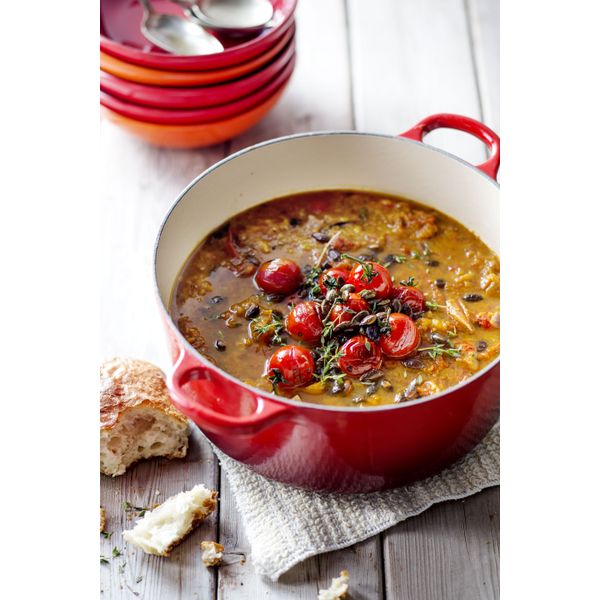 Le Creuset Gietijzeren Ronde cocotte 18cm 1,8L kersenrood