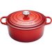 Le Creuset Gietijzeren Ronde cocotte 18cm 1,8L kersenrood