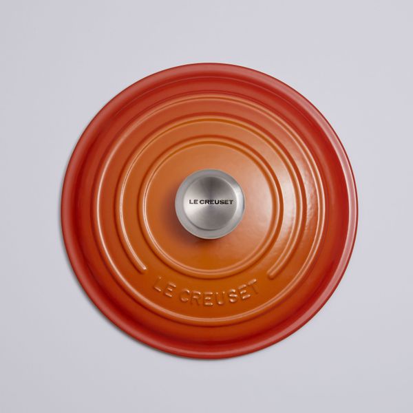 Le Creuset Gietijzeren Ronde cocotte 18cm 1,8L oranjerood