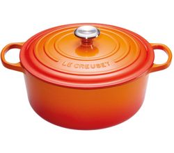 Gietijzeren Ronde cocotte 20cm 2,4L Oranjerood Le Creuset