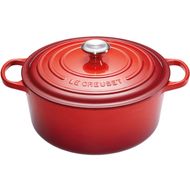 Gietijzeren Ronde cocotte 24cm 4,2L kersenrood 