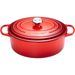 Gietijzeren Ovale Cocotte 27cm 4,1L kersenrood 